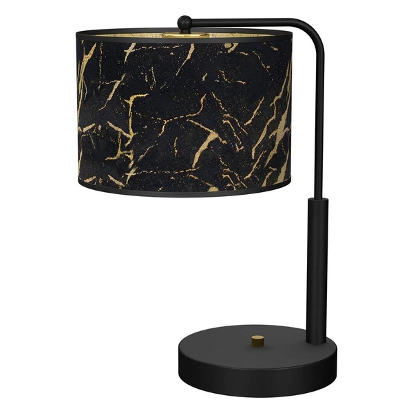 Lampka nocna SENSO Black/Gold 1xE27 wys. 37cm | czarny złoty