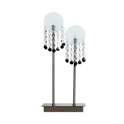 Lampa stołowa/nocna podwójna LUXOR 42-02801 nikiel mat 2x20W G4 (żarówki w komplecie)