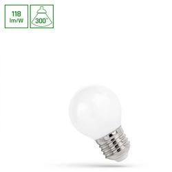 LED KULKA E-27 230V 5,5W COG NW MILKY SPECTRUM