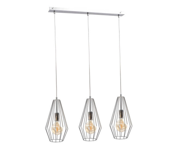 Lampa wisząca 3xE27 LEX SILVER