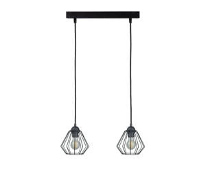 Lampa wisząca 2xE27 VILIS BLACK