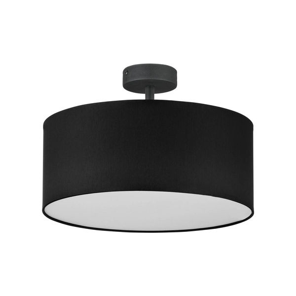 Nowoczesna lampa sufitowa 40cm czarna RONDO 4246