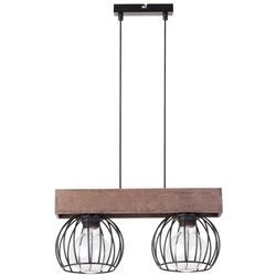 Lampa sufitowa wisząca MILAN 2 ZWIS brązowy 31572