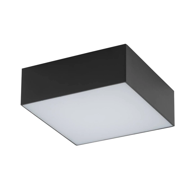 Plafon LID SQUARE LED 11cm 15W barwa ciepła 3000K | czarny 10424