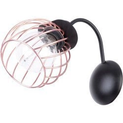 Lampa ścienna REGGE KINKIET czarny/miedziany 31899