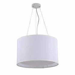 Lampa wisząca MILK, biała, 4x60W E27