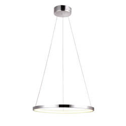 Nowoczesna lampa wisząca LUNE 30 LED chrom 18W barwa neutralna 4000K 31-64592