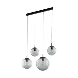 ESME GRAPHITE LAMPA WISZĄCA 4 LISTWA