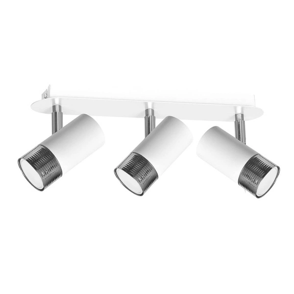 Nowoczesna lampa sufitowa DANI WHITE/CHROME 3xGU10 MLP6226