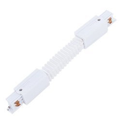 Łącznik giętki natynkowy systemu CTLS POWER FLEX CONNECTOR WHITE 8698 biały