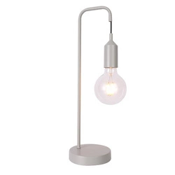 Lampa stołowa LAREN, 50501196, szara, 1x40W E27