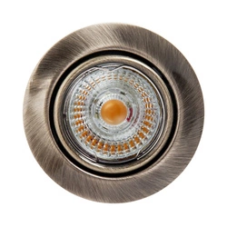 Ledsdream Round Lampa Sufitowa Incl.1xLED GU10 5W Patyna