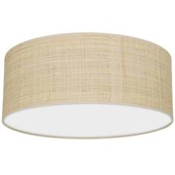 Lampa sufitowa MARSHALL, MLP7487, 40 cm, biały/rattan, 2x60W E27