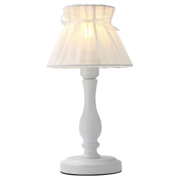 Lampa stołowa/nocna ZEFIR 41-73815 biała 1x40W E27