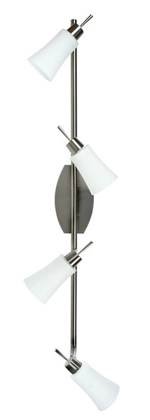 Lampa sufitowa KROTON listwa 94-85644 nikiel mat/biały 4xG9