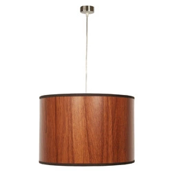 Lampa wisząca TIMBER 31-56743 abażur z fakturą dębu 1x60W E27