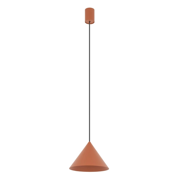 Lampa wisząca ZENITH S wys.130cm szer.20.5cm GU10 IP20 | Terracotta 11490