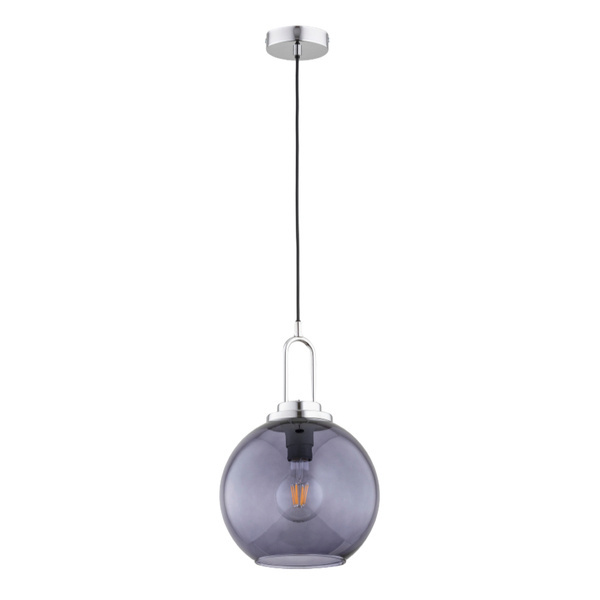 Lampa wisząca do salonu SEPTUM E27 wys. 90cm | chrom