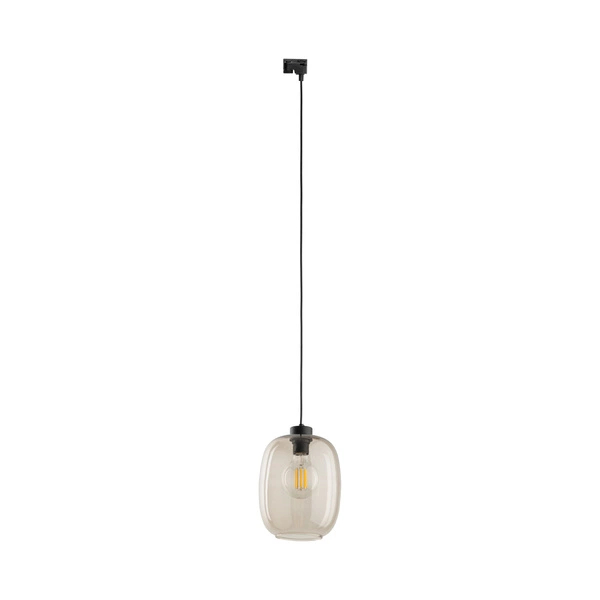 Lampa wisząca do szyny 1F TRACER ELIO TOPAZ 1XE27 dług.172cm szer.20cm | Czarny 10664