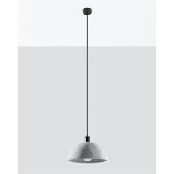 Lampa wisząca PABLITO SL.0847, czarny/szary, 1x60W E27