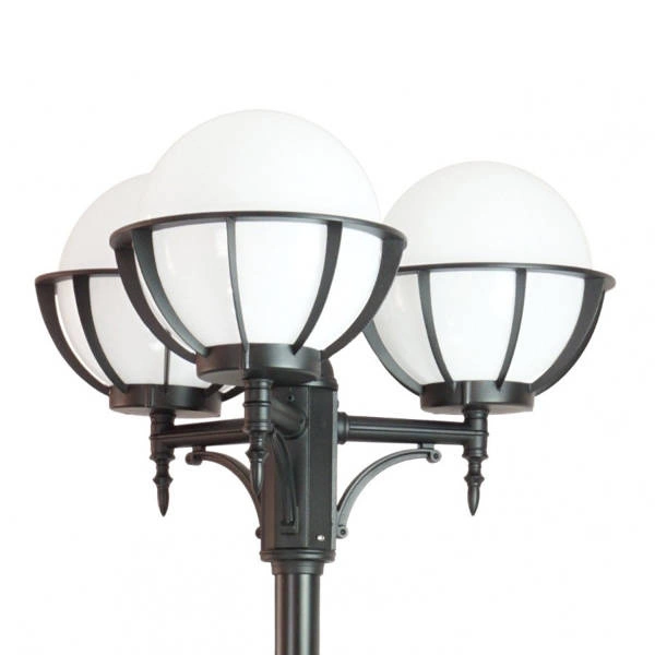 Lampa masztowa KULE Z KOSZYKIEM 250 OGMWN 3 KPO 250 latarnia | czarna