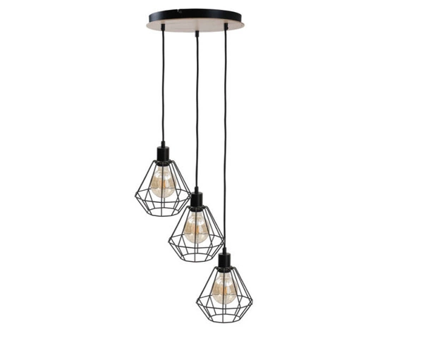 Lampa wisząca 3xE27 ATWOOD