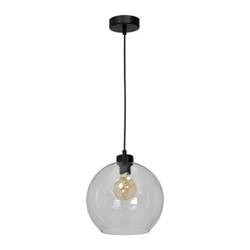 Lampa wisząca SOFIA, czarny/transparentny, 1x60W E27, MLP6576