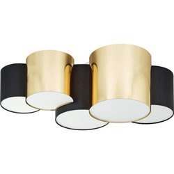 Nowoczesna lampa sufitowa MONA GOLD 3447 5xE27