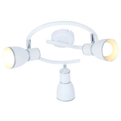 Lampa sufitowa FIDO spirala 98-63380 biały/chrom 3xE14