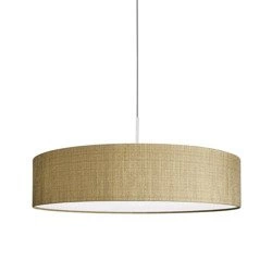 Lampa wisząca z abażurem TURDA III złoty śr. 65cm 8950