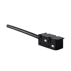 LOONARI Czarne przyłącze zasilające SLIM do szyny 48V MultiLINE