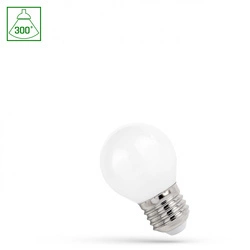 LED KULKA E-27 230V 1W COG WW MILKY SPECTRUM