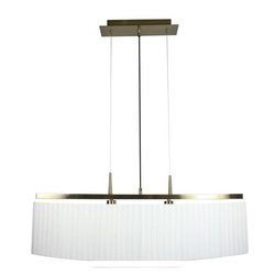 BERG LAMPA WISZĄCA 2X40W E14 PATYNA ABAŻUR BIAŁY