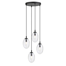 Lampa sufitowa Emibig ASTRAL 4 BL PREMIUM TRANSPARENT 1265/4PREM