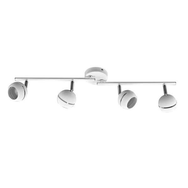 Lampa sufitowa reflektor ANITA 70cm 20W LED barwa ciepła 3000K | biały/chrom