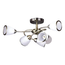 Lampa sufitowa K-JSL-6059/6 AB z serii PLATO