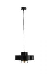 Lampa wisząca 1xE27 BOSSI II BLACK