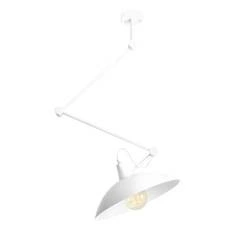 Lampa sufitowa na wysięgniku MELOS 808PL_G, biała, 1x60W E27