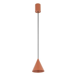 Lampa wisząca ZENITH XS wys.130cm szer.11cm GU10 IP20 | Terracotta 11456