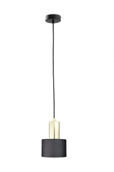 Lampa wisząca 1xE27 LUCE BLACK GOLD