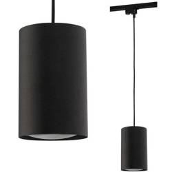 Lampa wisząca do szyny jedno fazowej PROFILE BIT BLACK