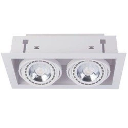 Lampa wpuszczana dwu punktowa DOWNLIGHT WHITE ES111 9574