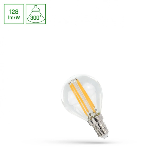 LED KULKA E-14 230V 5,5W COG NW CLEAR SPECTRUM