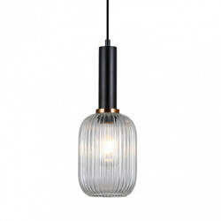 Lampa wisząca Italux Antiola PND-5588-1M-BK+CL