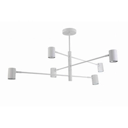 Lampa sufitowa Snow 6, biała, 6x50W GU10