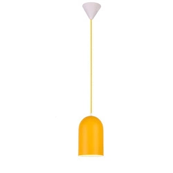 Lampa wisząca OSS LEDEA, 50101185, żółta, 1x40W E27