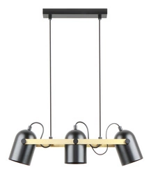 A8163-3A FATI LAMPA WISZĄCA CZARNY MAT-ZŁOTY/MATT BLACK-GOLDEN