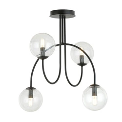 Lampa sufitowa Emibig ARCHI 4A BL TRANSPARENT 1286/4A