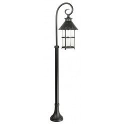 Lampa stojąca masztowa ozdobna 116cm TOLEDO K 5002/2/R | czarna