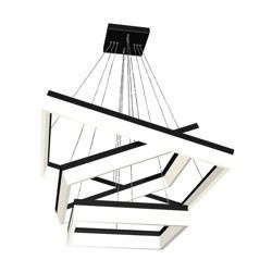 Lampa wisząca kwadraty NERO LED 81,5cm